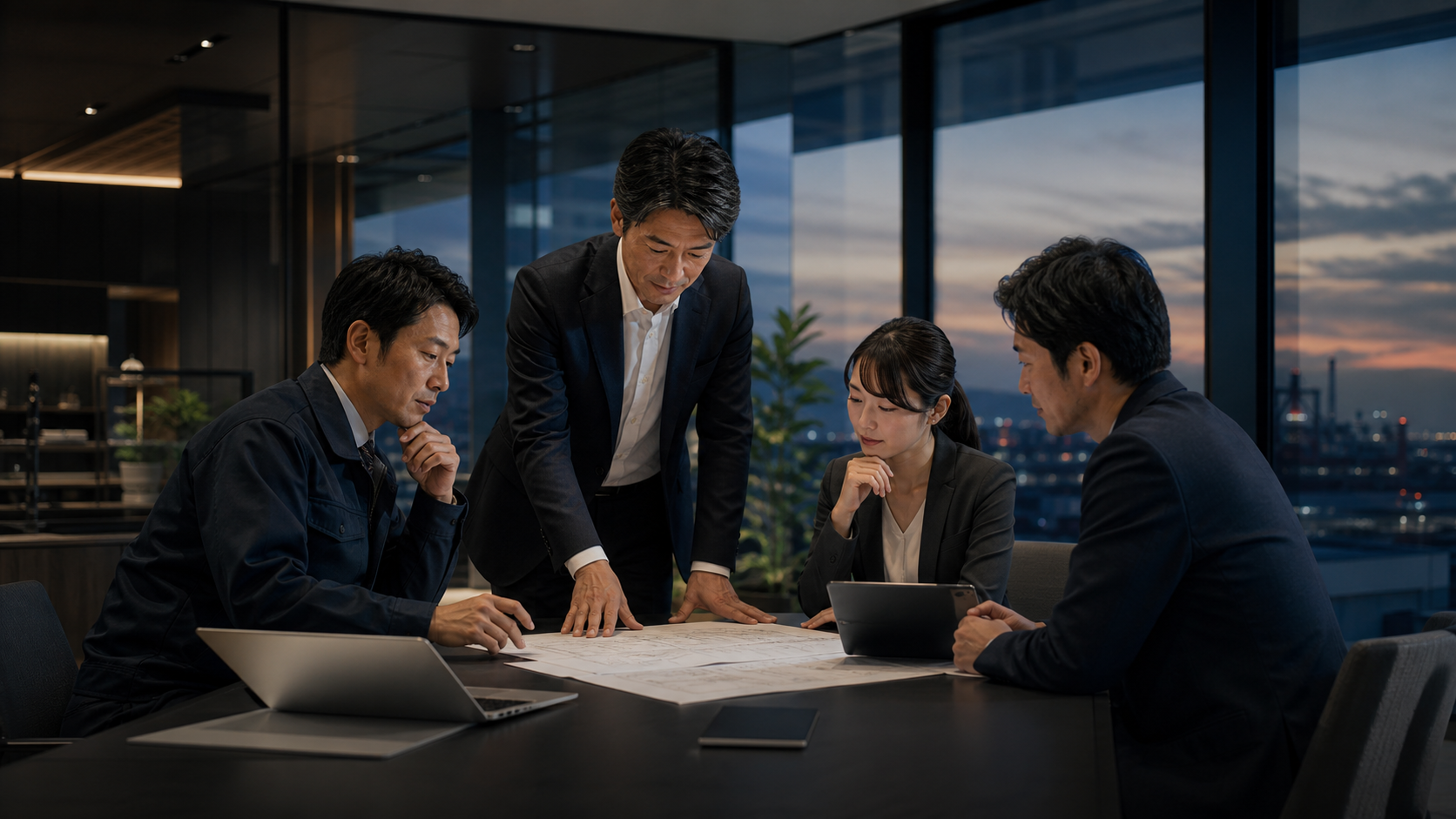 設備とITの知見を持つプロジェクトチーム